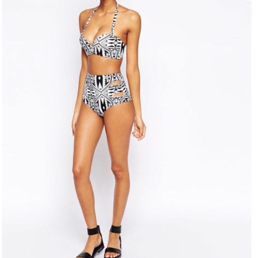 Swimwear Bikini Set Push-up High Waisted